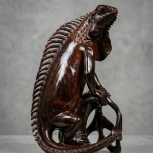 Iguana sentada - Cocobolo